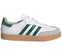 Adidas Velosamba Leather Cyclist Shoes - Cloud White / Collegiate Green