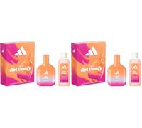 adidas Vibes Giftset including Get Comfy Eau de Parfum (100ml) and Shower Gel (100ml) (Pack of 2)
