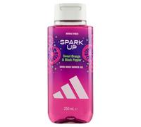 adidas Vibes Spark Up Shower Gel 250ml - Sweet Orange and Black Pepper - Fruity Fragrance