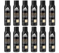 adidas Victory League Deodorant Body Spray Dynamic Spicy Fragrance Experience with 48 Hours Protection Against Sweat and Body Odour, Against Strong Sweating and Body Odour, 150 ml (Pack of 12)