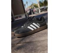 Adidas - Vl Court 3.0 Cblack/Ftwwht/Gum5 - Girl Shoes - black - EU 40 2/3 - Textile, Leather/Textile/Rubber