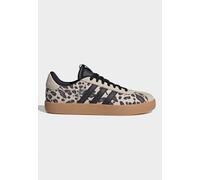 Adidas - VL Court 3.0 Crystal Linen/Core Black/Khaki Six - Girl Shoes - beige - EU 40 2/3 - Textile, Leather/Textile/Rubber EU 40 2/3