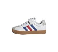 adidas VL Court 3.0 Hook and Loop Shoes Kids, FTWR White/Team Royal Blue/Better Scarlet, 11.5 UK Child