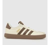 adidas VL Court 3.0 Trainers in Beige & Brown UK 7 (EU 40?)