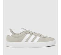 adidas Sportswear Womens VL Court 3.0 Trainers - Grey/White, Grey Two/Ftwr White/Silver Met, Size 6, Women Grey Two/Ftwr White/Silver Met