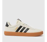 adidas Men's VL Court 3.0 Shoes, Alumina/Core Black/Gold Metallic, 8 UK