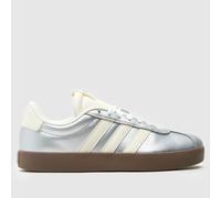 adidas VL Court 3.0 Trainers in Silver UK 4 (EU 36?)