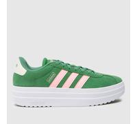 adidas VL Court Bold Trainers in Green Multi UK 5