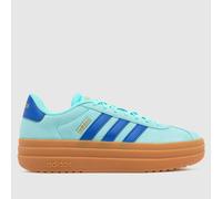 adidas VL Court Bold Trainers in Turquoise UK 5