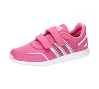 ADIDAS VS Switch 3 Lifestyle Running Hook and Loop Strap Shoes Non Football, Pulse Magenta/Silver met/Orchid Fusion, 3 UK Child