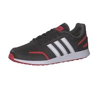 ADIDAS VS Switch 3 Lifestyle Running Lace Shoes Non Football, core Black/Cloud White/Vivid red, 3 UK Child