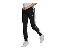 Adidas W E 3S Pant SJ Sport Trousers - Black/White, 2X-Large/Small
