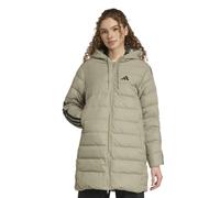 Adidas W Essential 3s Down Jacket Silver Pebble size XXS | Winter Jackets Outlet | Women | Gray XXS