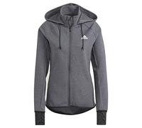 adidas W MT Fz Hd Women's Hoodie, womens, Sweatshirt, GL3964, Brgros/White, XXS