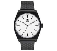 Adidas Watches Process_M1. 6 Link Stainless Steel Bracelet, 20mm Width (Black/White. 38 mm).