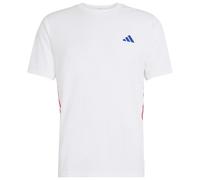 adidas - WE Base 3-Stripes Tee - Sport shirt size M - Regular, white