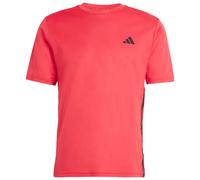 Adidas Workout Essentials Base 3 Stripes Short Sleeve T-shirt Red S / Regular Men
