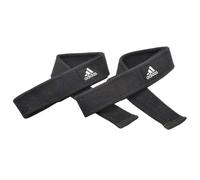 Adidas Weight Lifting Straps Wrist Wraps - Heavy Duty Cotton/Neoprene Padding, One Size, Pair (ADGB-12141)