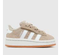 adidas White & Beige Campus 00s Toddler Trainers UK 7 (EU 24)