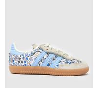 adidas White Multi x Liberty London Samba OG Girls Toddler Trainers UK 9 (EU 26½)