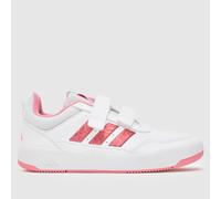adidas White & Pink Tensaur Sport 3.0 Girls Youth Trainers UK 4 (EU 36?)