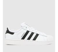 adidas White Superstar II Junior Trainers UK 2.5 (EU 35)