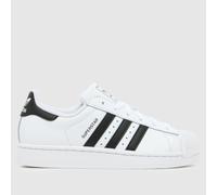 adidas White/Black Junior Superstar II Trainers, white, 4 UK