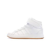 adidas White Unisex Grand Court Mid Shoes, white, 4.5 UK