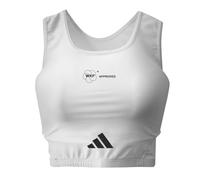 adidas WKF-Approved Female Chest Protector | Polyester, Non-See Through, Lightweight Women’s Sports Bra, Chest Guard for Karate, Taekwondo, & Kickboxing