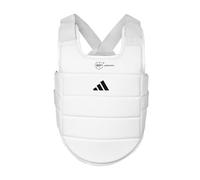 adidas WKF Karate Body Protector - XL, White - with Foam Padding & Breathable Interior, CE-Approved Body Armour for Men, Women, & Kids