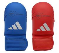 Adidas | WKF Karate Mitts for Men, Women & Kids | Intermediate and Advanced Level Training Gloves | With Injection Mould Padding Perfect for Training and Sparring | WKF Approved | No Thumb