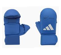 adidas Unisex's WKF Karate Mitts with Thumb, Blue, S