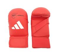 Adidas | WKF Karate Mitts for Men, Women & Kids | Intermediate and Advanced Level Training Gloves | With Injection Mould Padding Perfect for Training and Sparring | WKF Approved | No Thumb