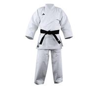 adidas WKF Training Karate Uniform (310G/11oz) - 140cm, White - Made of Pre-Shrunk Cotton, Unisex Karate Gi for Adults & Kids, for Training & Sparring, Approved by the World Karate Federation