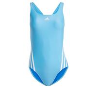 adidas Women 3 Stripes One Piece Swimsuit, Black, 26