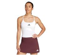 adidas Women Adult Optime Workout Tank with Integrated Light Support Bra XL White