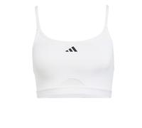 adidas Women Aeroreact Training Light Support Sports Bra, XLAB White