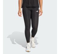adidas Women's ESSENTIALS 3-STRIPES COTTON LEGGINGS, Black/White, XXS