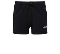 Adidas Women Essentials 3-Stripes Shorts - Black/White, Large