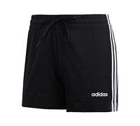 adidas Women Essentials 3-Stripes Shorts - Black/White, M