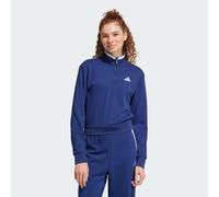 Adidas Essentials Color Pop French Terry Crop Half Zip Sweatshirt