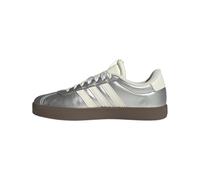 adidas Women’s VL Court 3.0 Sneaker, Silver Metallic/Off White/Gum, 4 UK