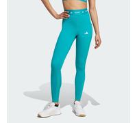 adidas Women's Techfit Stash Pocket Full Length Leggings, Pure Teal, XS