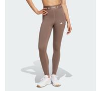 adidas Women's TECHFIT Stash Pocket Full Length Leggings, Earth Strata, XXS