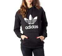 adidas Women TRF Hoodie, Black/White, 12