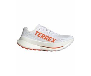 Adidas - Women's trail running shoes - Agravic Speed Ultra W Cloud White/Impact Orange/Dash Grey for Women - Size 5 UK White 5 UK