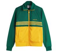 Adidas Women's 3 Stripe Track Top Collegiate Green/Crew Yellow
