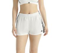 adidas Womens 3 Stripes Active Essentials Cotton Boxer Short Bottom, White, L