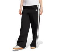 Adidas 3 Stripes Fleece Wide Pants Black L Woman