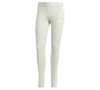 adidas Women's 3 Stripes Leggings , linen green, XL Short